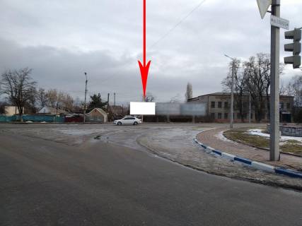 Білборд, Бігборд (Борд)  A у Нікополі Нп13А,вул.Першотравнева - вул.Патріотів України (1), напрямок руху до старої частини міста, районної лікарні, виїзду з міста Фото 1