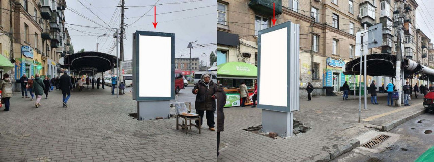 Backlight B in Dnipro (Dnipropetrovsk), X  pl.Staromostova v rajoni bud. 1 Photo 1