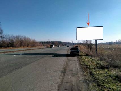 Billboard A in Dnipro (Dnipropetrovsk) N-31, km 25+836 (livoruc), Sose Poltavs'ke, pered rozv'azkou na s. Obuhivka, s. Goranivs'ke, ruh do Dnipra z s. Partizans'ke Photo 1