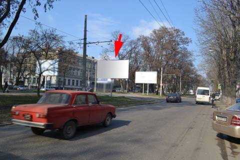 Билборд A в Днепр (Днепропетровск) s077А,просп. Лесі Українки (Пушкіна), 26 - вул. Громова (у бік автовокзалу) фото 1