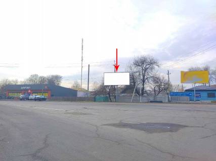 Билборд A в Запорожье, 6х3  смт Петриківка, Європейська вул. (Колиш. Малиновського вул.) (Кольцо), в'їзд в смт Петриківка фото 1