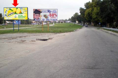 Билборд A в Каменское (Днепродзержинск), 6х3  Відродження пр. (колиш. Аношкіна пр.) , 121 (транспортна розв'язка), з'їзд з мосту в напрямку центру фото 1
