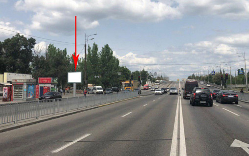 Беклайт B у Дніпро (Дніпропетровськ), 3.14х2.32  Слобожанський (Газети Правда) пр.) в районі буд. №13, біля маг. "EVA", на зупинці, на світлофорі Фото 1