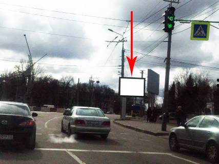 Скроллер A в Днепр (Днепропетровск) t156A1,Запорізьке шосе, в районі буд. 4, біля ТРЦ "Дафі", на світлофорі - 230186 фото 1
