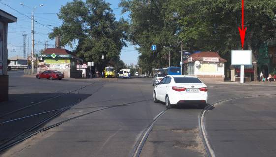 Билборд A в Днепр (Днепропетровск), 3.14х2.32  вул. Пастера - вул. Вокзальна, заїзд на Амурський міст фото 1