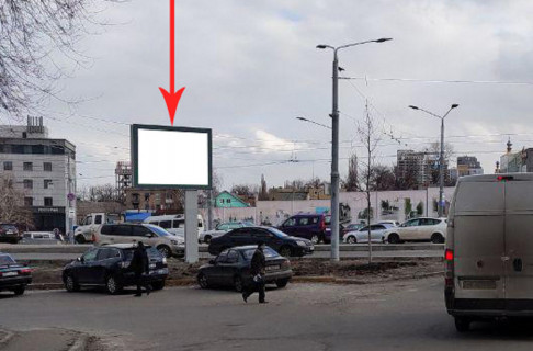 Бэклайт B в Днепр (Днепропетровск), 3.14х2.32  128-ї Бригади Тероборони вул. (Курчатова) в районі автовокзалу фото 1