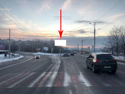 Билборд A в Днепр (Днепропетровск) t096A1,Вул. Панікахи навпроти АЗС ОККО, розділовий трикутник, рух з центру фото 1