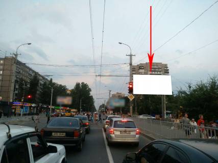 Билборд A в Днепр (Днепропетровск) t214A,вул. Зразкова (колишня Академіка Образцова) - вул. Калинова, рух у бік Слобожанський (Газети Правда) пр.) фото 1