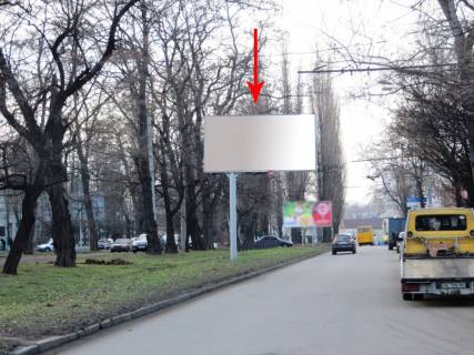 Билборд A в Днепр (Днепропетровск) 018А,просп. Лесі Українки (Пушкіна), 38 (біля перехрестя з вул. Робоча), у бік автовокзалу фото 1