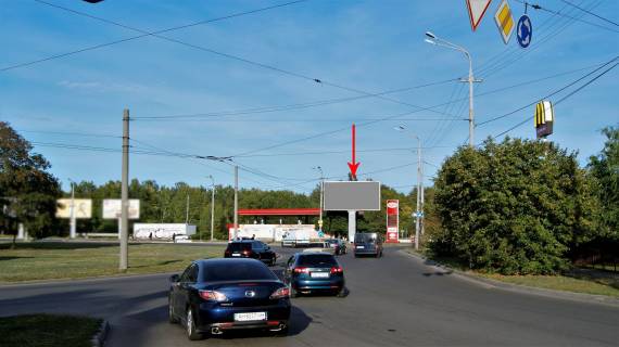 Бэклайт A в Днепр (Днепропетровск) 106А,Набережна Перемоги АЗС Рубікс, МАКДОНАЛДС, БІЛЛА, КОМФІ, в центр фото 1