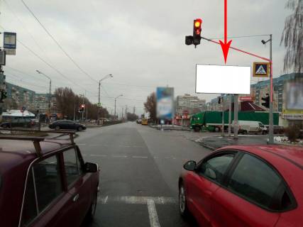 Билборд A в Днепр (Днепропетровск) s082А,вул. Донецьке шосе - вул. Степана Рудницького (Шолохова), біля світлофора, в напрямку жм Фрунзенський фото 1