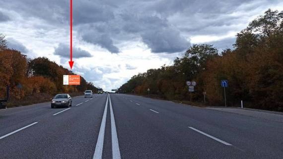 Билборд B в Днепр (Днепропетровск), 6х3  Запорізьке шосе, біля світлофору та повороту на вул. Старокодацька, навпроти АЗС БРСМ, поряд с. Дослідне та Інтеркерама, виїзд з м. Дніпро фото 1