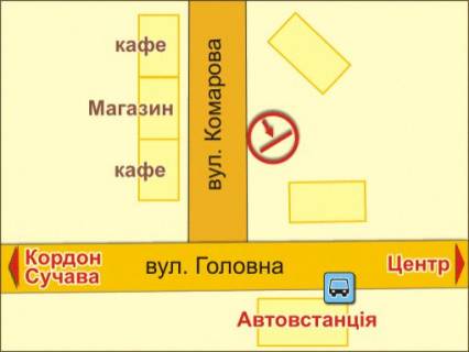 Билборд B в Львове Братів Дужих вул. (В. Комарова), 6 схема