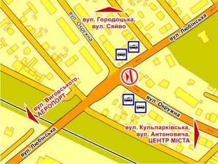 Призма B в Львове вул. Окружна – Любінська, справа, призма 2 - 395894 схема