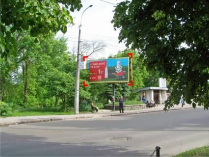 Билборд B в Луцке вул. Глушець (на зупинці) фото 1