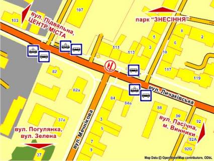 Ситискролл A в Львове пл. Я. Осмомисла, 11 скролл схема