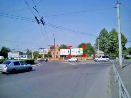Билборд A в Луцке вул. Захисників України (колишня Гордіюк) навпроти буд № 14 (кільцева розв'язка), справа фото 1