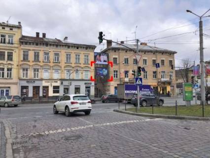 Бэклайт A в Львове вул. Торгова, 15, розмір 2,3 х 3,2 м беклайт фото 1