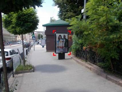 Ситилайт A в Львове пл. Я. Осмомисла (біля трамвайної зупинки) фото 1