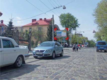 Бэклайт B в Львове пер. вул. Мельника – Квітневої, розмір 2,3 х 3,2 м  беклайт фото 1