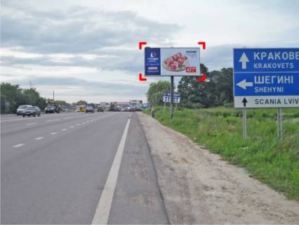 Билборд A в Львове с. Лапаївка (біля кільця, до вул. Городоцької), місце 1  фото 1