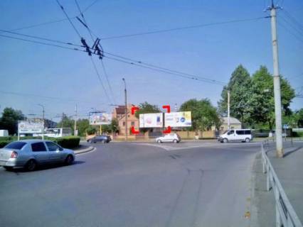 Билборд A в Луцке вул. Захисників України (колишня Гордіюк) навпроти буд № 14 (кільцева розв'язка), зліва фото 1