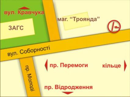 Билборд A в Луцке пр. Соборності, 4 схема