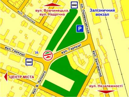 Билборд A в Львове вул. Гаркуші, 35  схема