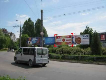 Билборд A в Тернополе пр. Злуки – вул. Коновальця, зліва фото 1