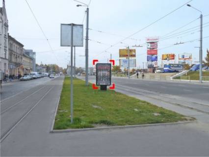 Ситилайт B в Львове вул. Городоцька (біля Приміського вокзалу, з центру), місце 2 фото 1
