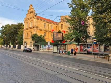 Видеоборд A у Львові вул. Личаківська – Чехова, розмір 2,3 х 3,2 м екран - 563446 Фото 1