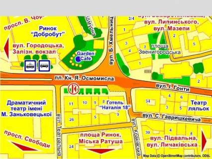 Ситискролл B в Львове пл. Я. Осмомисла, 11 скролл схема