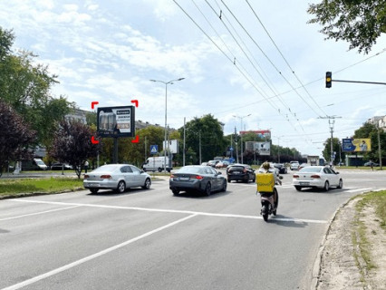Билборд Р/П в Львове вул. Наукова – Тролейбусна (з вул. Стрийської), розмір 2,3 х 3,2 м фото 1