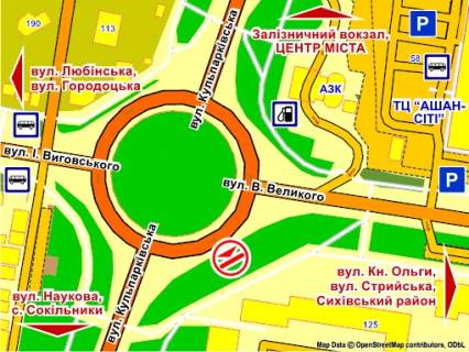 Scrolller, Scroll A in Lviv вул. Кульпарківська – Наукова, зліва, розмір 2,3 х 3,2 м скрол - 586580 scheme
