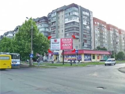 Білборд, Бігборд (Борд)  B у Луцьку вул. Воїнів-Інтернаціоналістів, 1 Фото 1