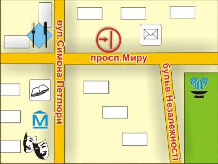 Сiтiлайт B у Львові пр. Миру, 9, місце 2 схема