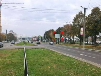 Бэклайт A в Львове пр. Чорновола – вул.Торф"яна, 26 (біля АЗС) розмір 2,3 х 3,2 м беклайт фото 1