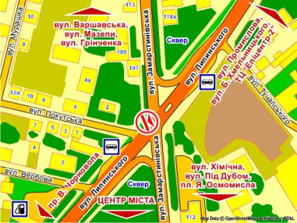 Призма A в Львове вул. Замарстинівська – Липинського (на перехресті), призма 3 - 395945 схема