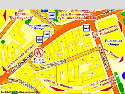 Видеоборд A в Львове вул. Городоцька, 13 (стіна), розмір 2,3 х 3,2 м екран - 563464 схема