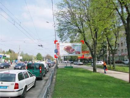 Білборд, Бігборд (Борд)  A у Рівному пер. вул. Київської – Віденської Фото 1
