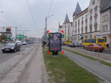 Ситилайт A в Львове вул. Городоцька (біля Приміського вокзалу, до центру), місце 2 фото 1