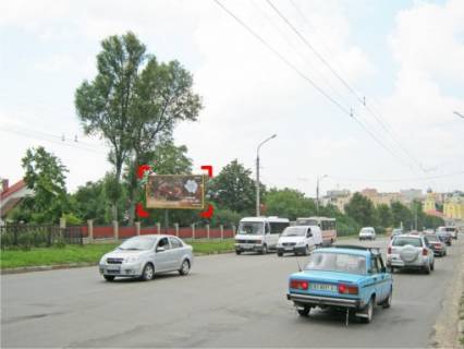 Билборд B в Львове вул. Микулинецька – Гребінки (до центру міста) фото 1