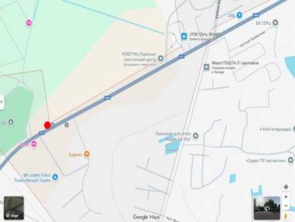 Билборд B в Львове с. Малехів (Київська траса, біля АЗС "WOG"),  5х12 м схема
