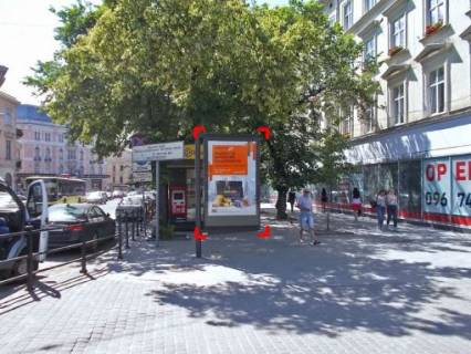 Ситискролл A в Львове пл. Галицька – вул. Галицька (парна сторона)  скролл фото 1