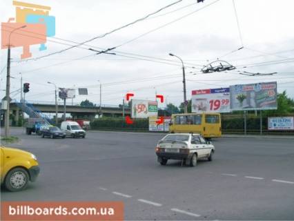 Билборд A в Луцке вул. Карпенка-Карого (навпроти "Варшавського ринку") фото 1