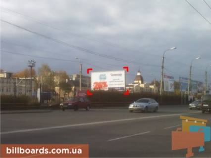 Билборд B в Луцке вул. Карпенка-Карого (навпроти "Варшавського ринку") фото 1