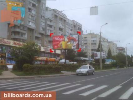 Білборд, Бігборд (Борд)  B у Луцьку пр. Соборності (магазин "Троянда") Фото 1