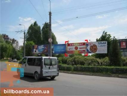 Билборд A в Тернополе пр. Злуки – вул. Коновальця, зліва фото 1