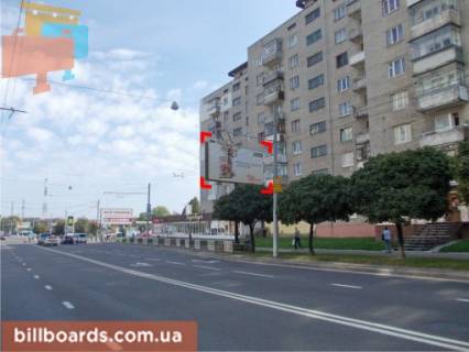 Билборд A в Львове вул. Любінська (біля зупинки, навпроти буд. 96) фото 1