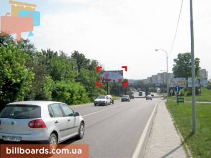 Билборд B в Львове вул. Хмельницького (навпроти буд. 289, біля АЗС), місце 4 фото 1